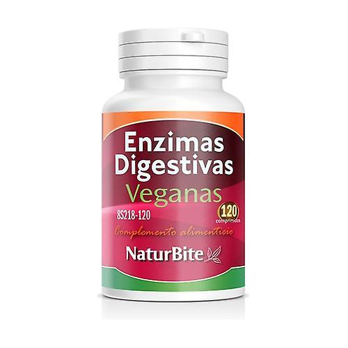 Naturbite Vegan digestive enzymes 120 tablets on Productcaster.