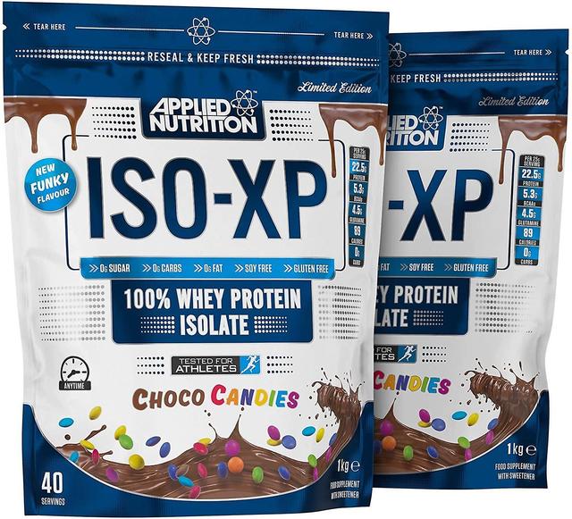 Applied Nutrition ISO-XP 100% Whey Protein Isolate Suplement diety - 1 kg Cukierki Choco 1kg on Productcaster.