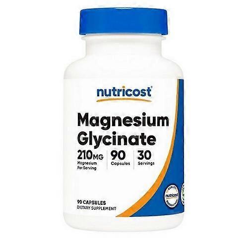 Nutricost Magnesium Glycinat Kapsler, 210 mg, 90 tælle on Productcaster.