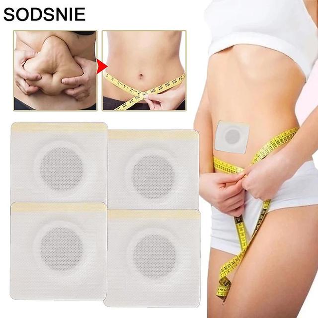 Qian Slimming Acupoint Sticker Belly Button Sticker Fat Burning Conditioning Gastrointestinal Detoxification Healthy Body Care 4pcs on Productcaster.