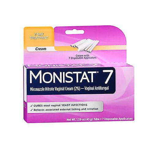 Emerson Healthcare Llc MONISTAT Vaginal Antifungal Cream with Disposable Applicators, 7 Each (Pack of 1) on Productcaster.