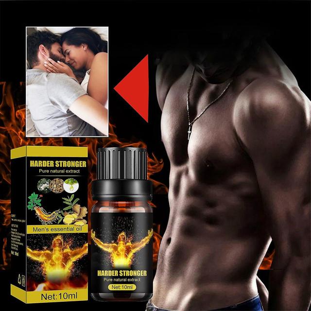 Óleo Essencial de Massagem Masculina, Óleo de Massagem Sexual Natural Puro, Óleo Essencial de Aumento Sexual, Espessamento 5Pcs on Productcaster.