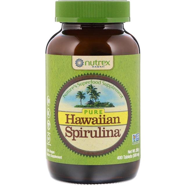 Nutrex Hawaii Nutrex Havaí, Spirulina havaiana pura, 500 mg, 400 comprimidos on Productcaster.