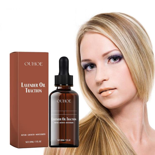 Flye Lavender Oil Traction Red Extract Contains Curcumin Mung Extract Castor Oil Ginger Oil Hair Essence 30ml FLYE3186 White Free Size on Productcaster.