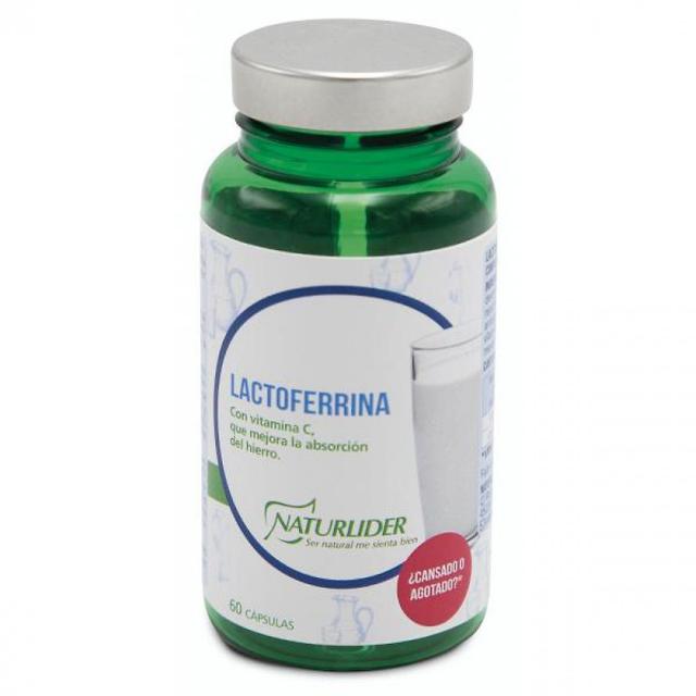 Naturlider Lactoferrin 60 capsules on Productcaster.