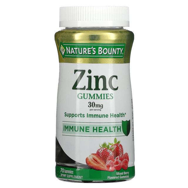 Natures Bounty Nature's Bounty, Zinco Gommose, Bacche miste, 30 mg, 70 Gummies on Productcaster.