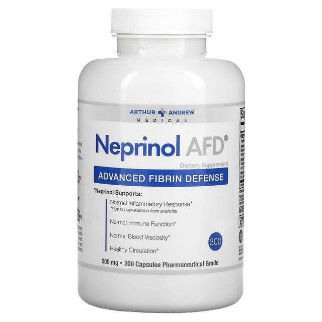 Arthur Andrew Medical, Neprinol AFD, Advanced Fibrin Defense, 500 mg, 300 Capsules on Productcaster.