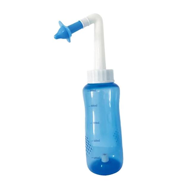 Neti Pot irrigazione nasale per adulti e bambini Bpa Free 500ml valvola manuale on Productcaster.