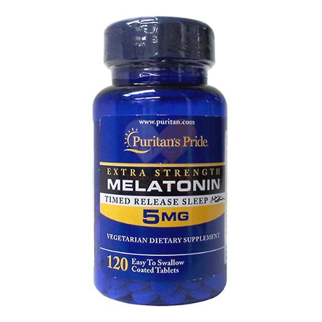 Vorallme Melatonin 5 Mg Nighttime Sleep 120 Tablets Vegetarian Dietary Supplement on Productcaster.