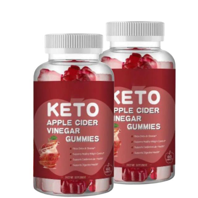 60 sunde vægttab gummier æblecidereddike Keto gummies 2stk on Productcaster.