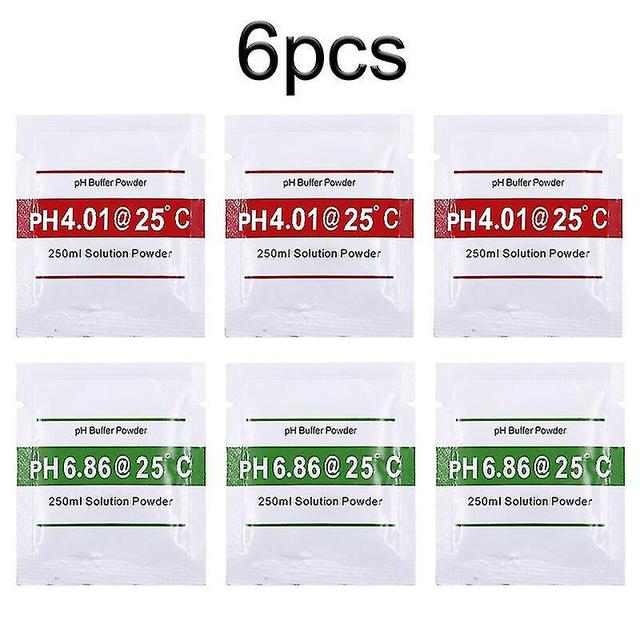 3stk 6stk Ph Meter Pen Af Tester Nøjagtighed Ph Korrektion Pulver Ph4.01 Ph6.86 Ph9.18 Bufferpulver on Productcaster.