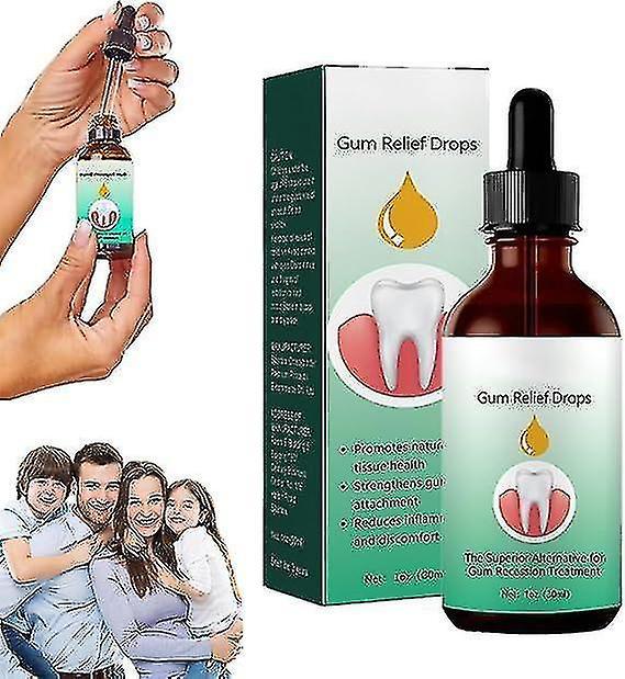 Mike Gum Regrowth Drops, 30ml Gum Restoration Drops, Repair Gum Regrowth For Receding Gum, Rejuvenate Your Gums With Ease 1pc on Productcaster.