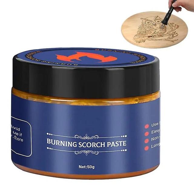 Snxijv Wood Burning Paste Outdoor Wood Burning Gel With Multi Uses Beginners-friendly Drawing Burning Gel With Plant Extract For Canvas High Quality on Productcaster.