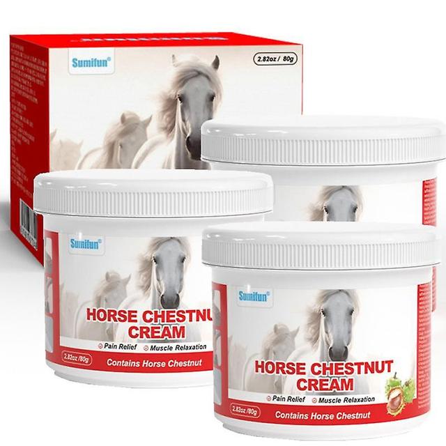 Horse Chestnut Pain Relief Cream Cervical Spine Pain Joint Relief Lumbar Disc Herniation Shoulder and Neck Knee Joint Ointment 3pcs on Productcaster.