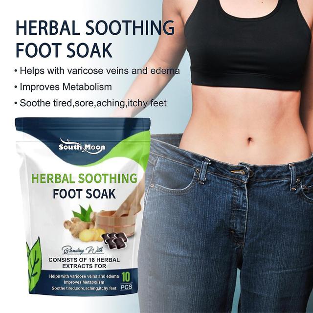 Shihaodian South Moon Herbal Shaping Foot Bath Bag Vein Repair Relieves Physical Fatigue Shaping Gel Bead Foot Bath Bag BF on Productcaster.