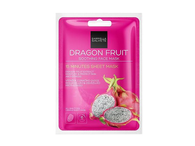 Gabriella Salvete - 15 Minutes Sheet Mask Dragon Fruit - For Women, 1 pc on Productcaster.