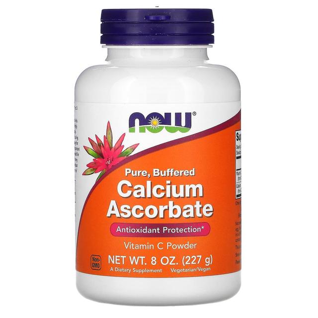 NOW Foods NOW Alimentos, Puro, Ascorbato de Cálcio Tampão, Vitamina C em Pó, 8 oz (227 g) on Productcaster.