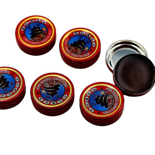 Red Summer Cooling Oil Chinese Tiger Balm Oneself Treatment Of Influenza Cold He 5pcs on Productcaster.