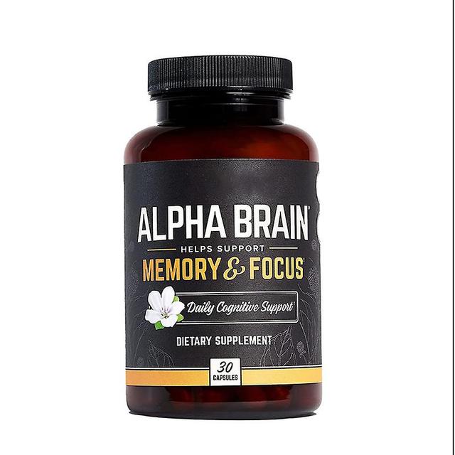 Premium Nootropic Brain Supplement, 30 Count, For Men & Women - Caffeine-free Capsules For Concentration, Brain & Memory Support - Brain Booster Cat's on Productcaster.