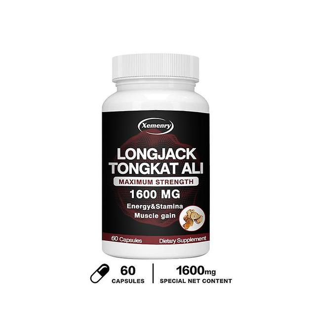 Vorallme Premium Longjack (tongkat Ali) Capsules, Men's Vitality Supplement, Enhances Endurance, Aphrodisiacs, Improves Performance 60 Capsules on Productcaster.