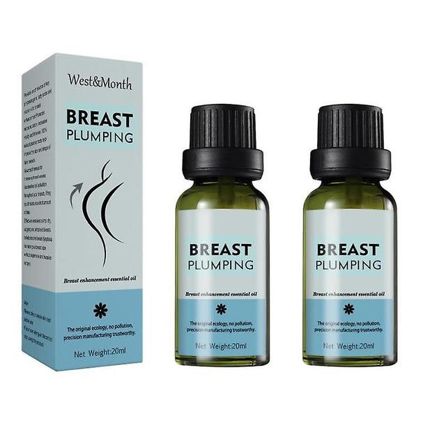 2pcs Big Bust Breast Massage Enlargement Oil Natural Plant Big Boobs Butt Enhancer on Productcaster.