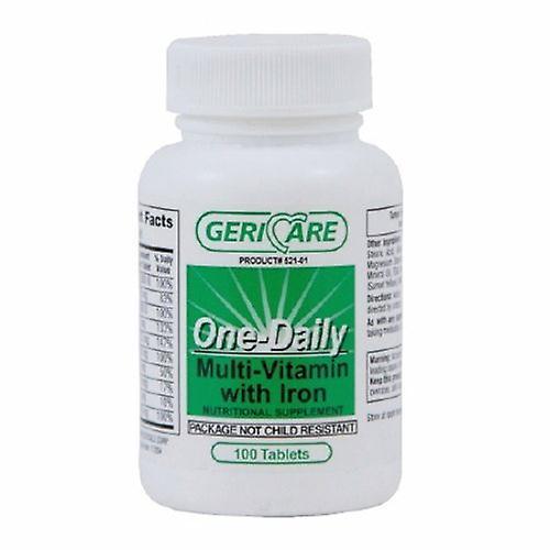 McKesson Multivitamin Supplement with Minerals Geri-Care Vitamin A, Ascorbic Acid, Vitamin D-3, Thiamin, Ribo, Count of 1 (Pack of 3) on Productcaster.