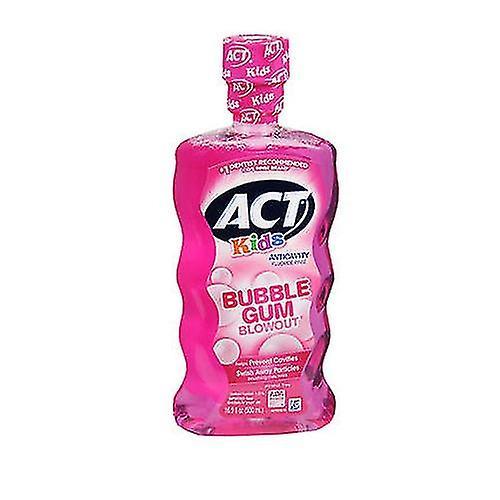 Act ACT Kids Anticavity Fluoride Rinse, Bubblegum Blowout 16.9 Oz (Opakowanie 1) on Productcaster.