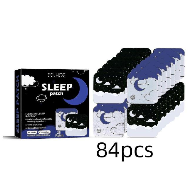 84pcs Relax Brain Sleep Aid Patch Improve Sleep Quality Sticker Relieve Anxiety Stress on Productcaster.