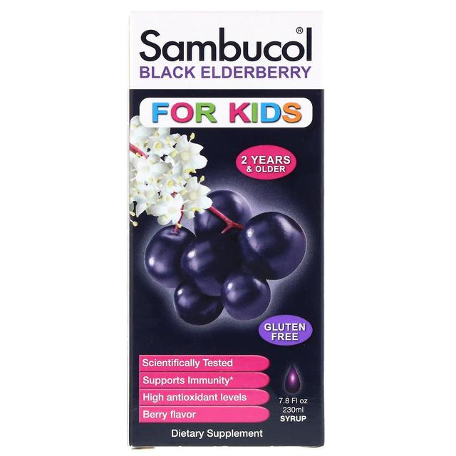 Sambucol, Black Elderberry Syrup, For Kids, Berry Flavor, 7.8 fl oz (230 ml) on Productcaster.