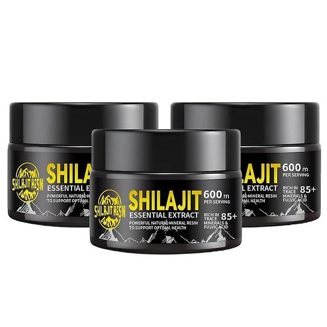 3Pcs Himalayan Shilajit Resin, 100% Pure Himalayan Shilajit, Shilajit Supplement, Trace Minerals Complex on Productcaster.