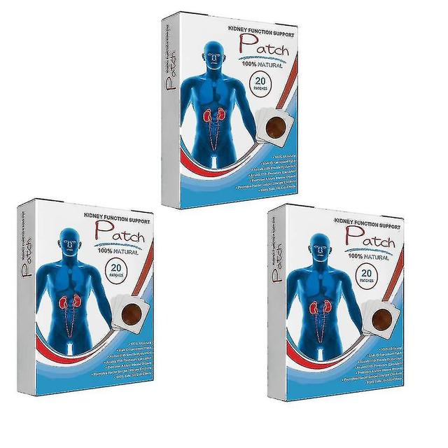 Kidney Function Support Patch, Kidney Function Improve Overall Physical Health Promote Detoxification, Relieve Fatigue And Eliminate Itching-26 60pcs on Productcaster.