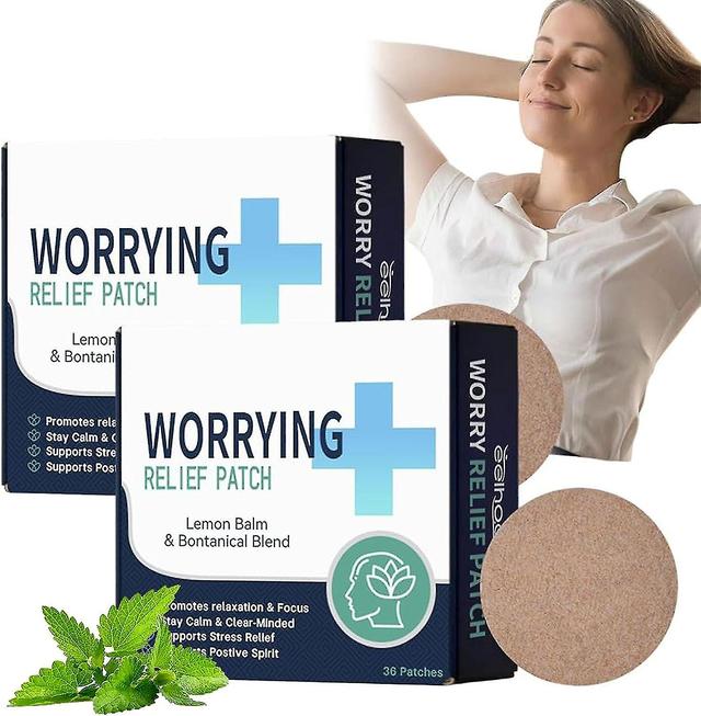 Anxiety Relief Patch, Worrying Relief Patch, Anti Stress Patch, Stress Relief Patch, Worrying Relief Patch For Adults Natural Mood Support 2 boxes on Productcaster.