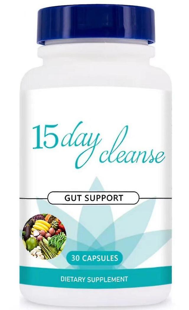 15 Day Cleanse Gut & Colon Support,Advanced Gut Cleanse Detox with Senna, Cascara Sagrada & Psyllium Husk 15 Day Cleanse 3pcs on Productcaster.