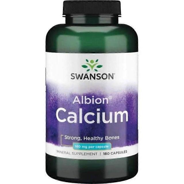 Swanson Albion Calcium 180mg Capsules 180 on Productcaster.