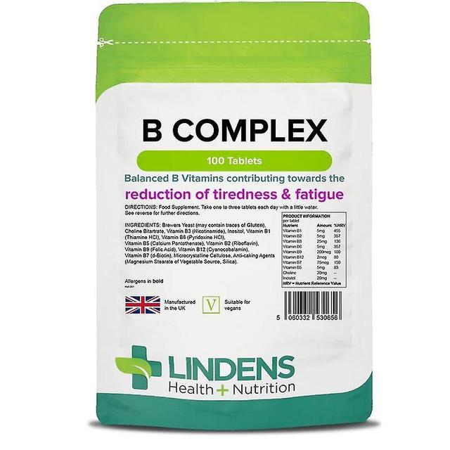 Lindens Vitamina B Compresse Complesso 100 (656) on Productcaster.