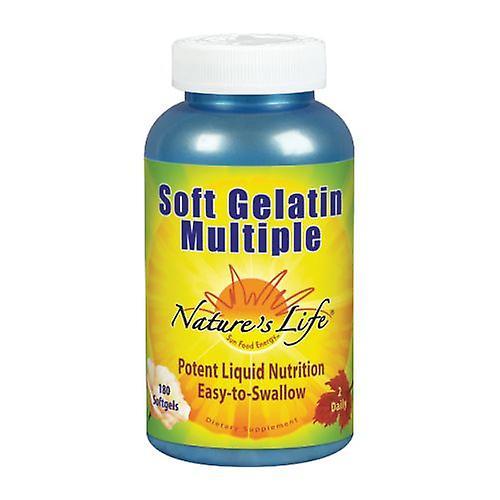 Nature's Life Soft Gelatin Multiple, 180 cápsulas blandas (Pack de 1) on Productcaster.