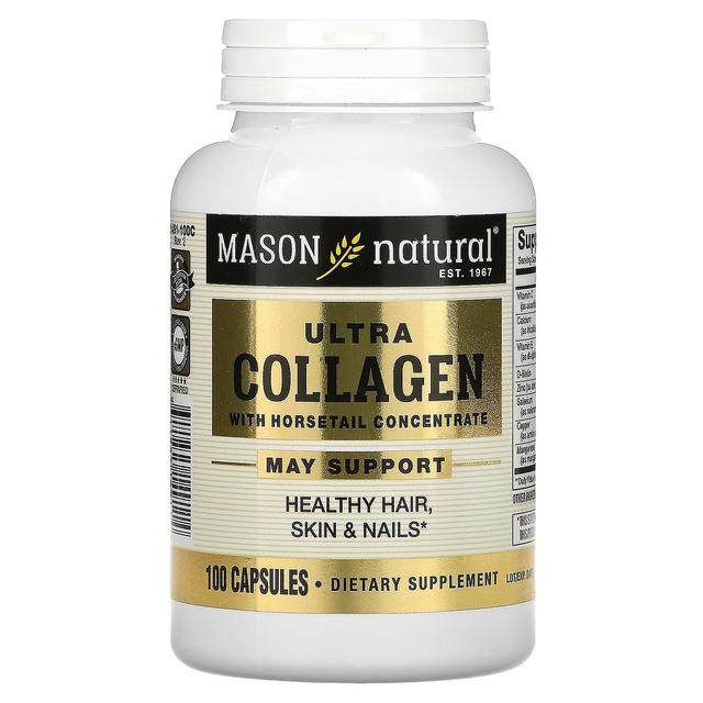 Mason Natural, Ultra Colágeno com Concentrado de Cavalinha, 100 Cápsulas on Productcaster.