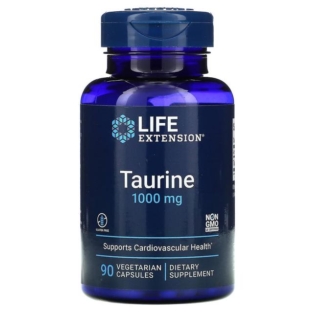 Life Extension Extensión de la vida, Taurina, 1.000 mg, 90 Cápsulas vegetarianas on Productcaster.