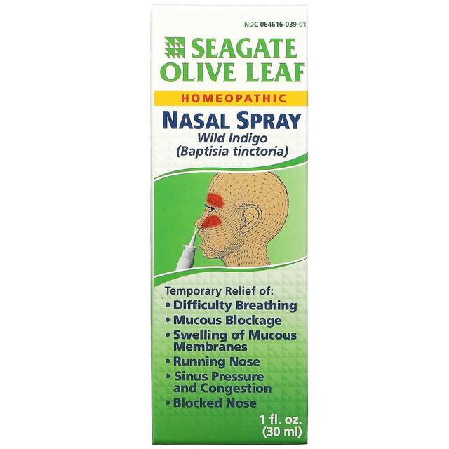 Seagate, Olive Leaf Nasal Spray, 1 fl oz (30 ml) on Productcaster.