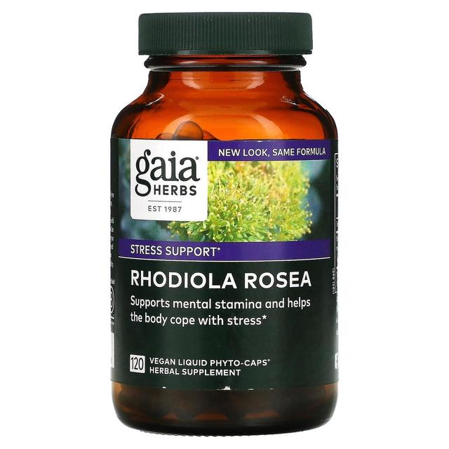 Gaia Herbs Gaia örter, Rhodiola Rosea, 120 Vegan flytande phyto-caps on Productcaster.