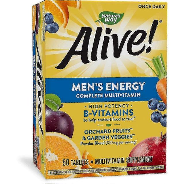 ALIVE De weg van de natuur leeft! energie complete multivitaminetabletten voor heren, 50 ea on Productcaster.