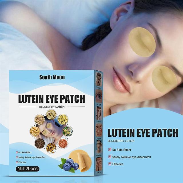 1/2pcs Blueberry Lutein Eye Patch Cold Compress Eye Mask Aliviar a fadiga ocular Olhos secos Descartável Sleep Eye Patch 1PC on Productcaster.