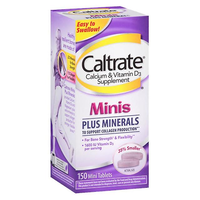 Caltrate Bone Health Advanced, Calciumtilskud, Minis, Tabletter, 150 Ea on Productcaster.