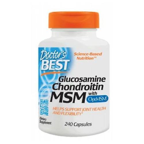 Doctor's Best Doctors Best Glucosamine Chondroitin OptiMSM, 240 Caps (Pack of 3) on Productcaster.