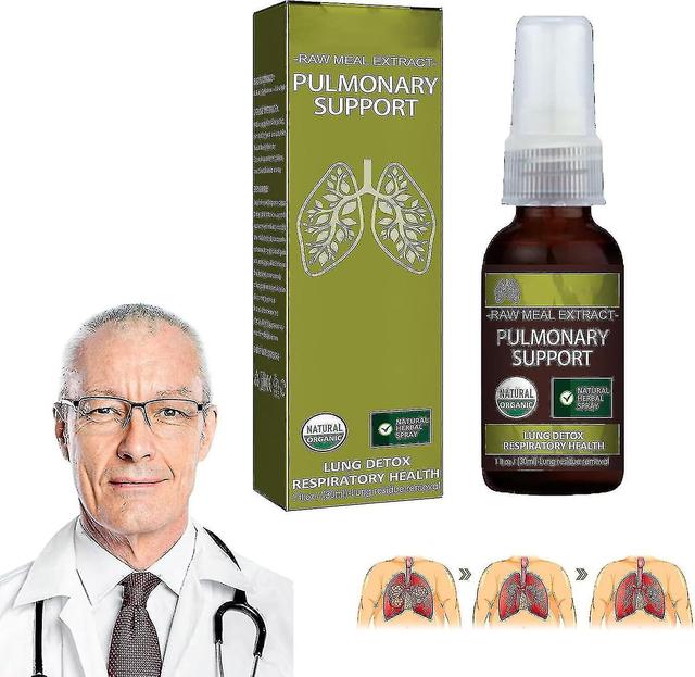 Breathdetox Herbal Lung Cleansing Spray, Lung Health Supplement, rydder lungerne af affald og slim, fremmer lungesundhed 1pc on Productcaster.