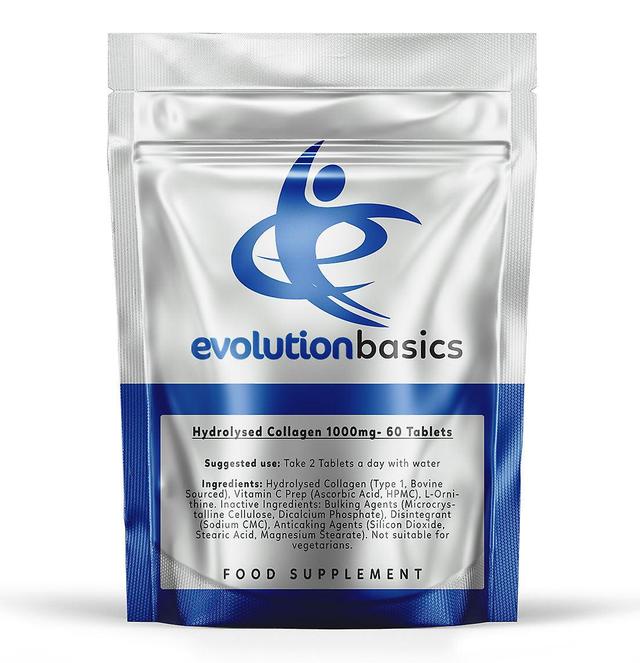 Colágeno Hidrolisado 1000mg 60 Comprimidos para Cabelo, Pele e Unhas - Evolution Basics - 60 Comprimidos - Vitaminas e Suplementos - Evolution Slim... on Productcaster.