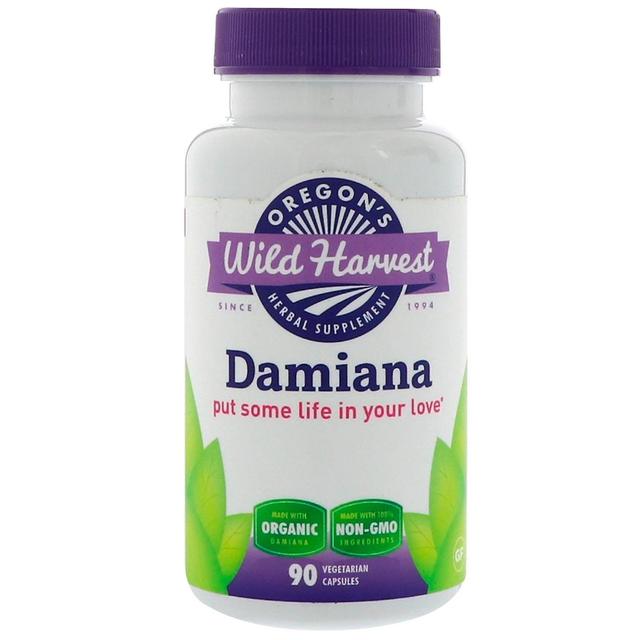 Oregon's Wild Harvest, Damiana, 90 Vegetarian Capsules on Productcaster.