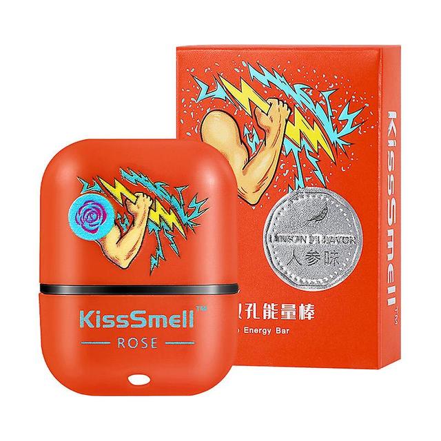 Kisssmell Energy Nasal Inhaler Double Hole Vital Oil Energy Bar Cool Nostril Cool And Fresh No Longer Sleepy Multi Ginseng flavor on Productcaster.