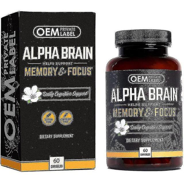 Brain - Nootropics Brain , , Memory Focus Supplement(60 S) 3 Bottles on Productcaster.