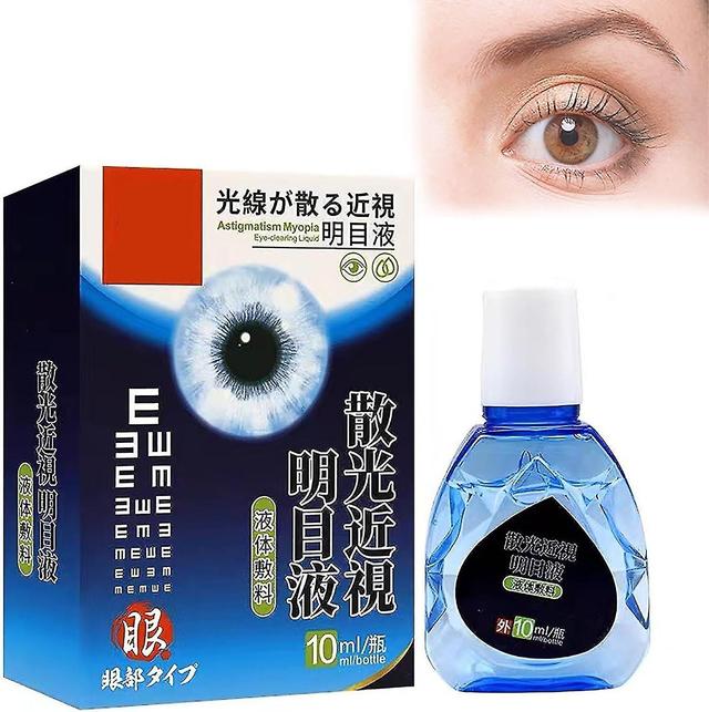 New Eye Care Brightening Solution,2023 New Eye Care Liquid Japan,nursing Astigmatism Myopia Clear Eyesight Eye Drops, Alleviate Eye Fatigue 1 Pcs on Productcaster.